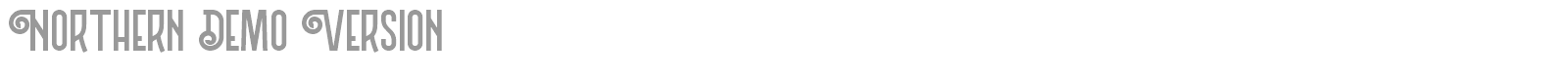 Northern font preview